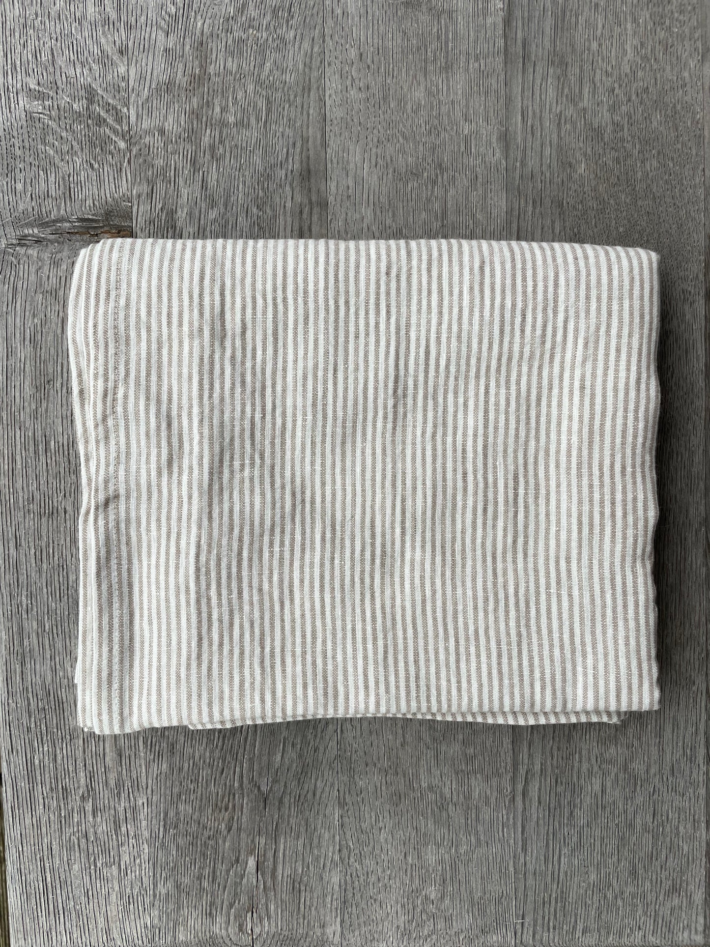 Kitchen towel / Küchentuch beige/white stripes